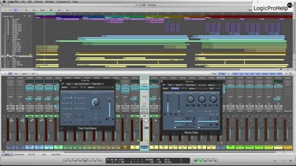 Logic Pro 9. Контроль сигнала. Урок 11 [Logic Pro Help]