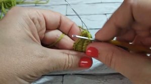 Веточка с цветочками / мастер класс / крючком