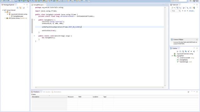 Java Video Tutorial #022 [Deutsch][HD] Grafische Oberflächen mit Swing (Teil 1) смотреть онлайн