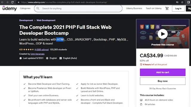 TOP 6 Latest Best PHP Courses on Udemy - For beginners to Advanced on udemy смотреть онлайн