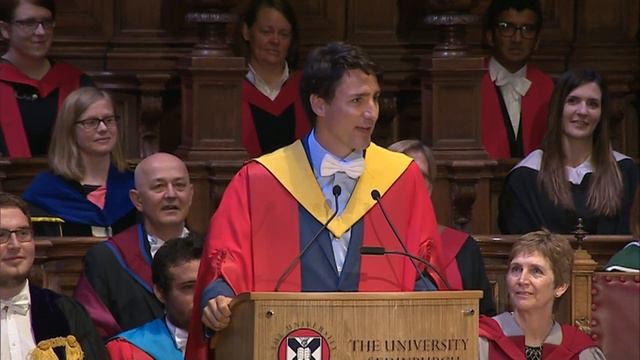 Justin Trudeau Attempts Scottish Accent In Edinburgh
