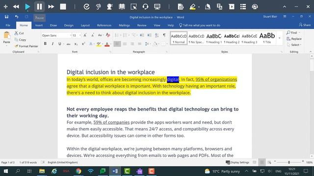 Text-to-Speech | Read&Write for Work смотреть онлайн