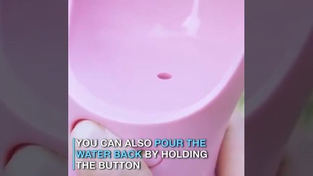 One Button Portable Dog Watter Botle смотреть онлайн