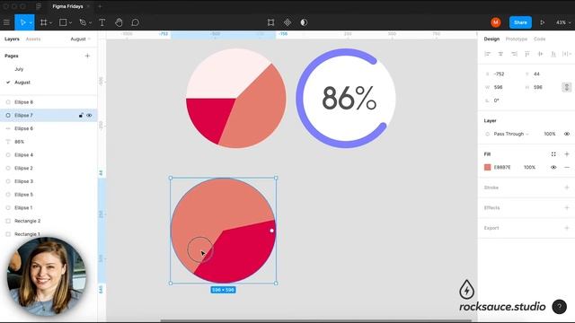 How to make Pie Charts & Donut Graphs in Figma смотреть онлайн