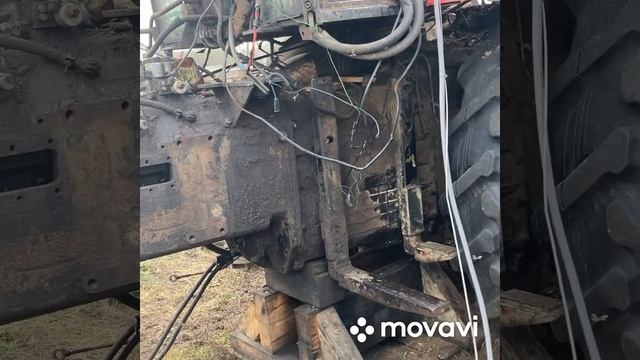 Переоборудование МТЗ 3022 Часть 1: Разборка трактора смотреть онлайн