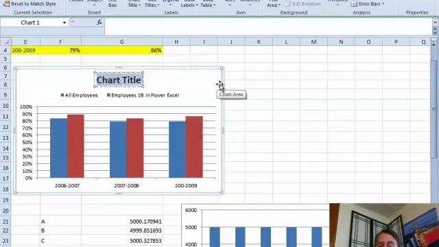 Excel - Chart Title, Legend, Colors: Episode 1408 смотреть онлайн