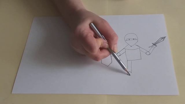 Рисуем карандашом рыцаря и замок смотреть онлайн