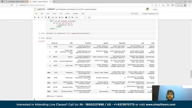 Movie Recommender System Using Machine Learning | Movie Recommender System Project | Simplilearn смотреть онлайн