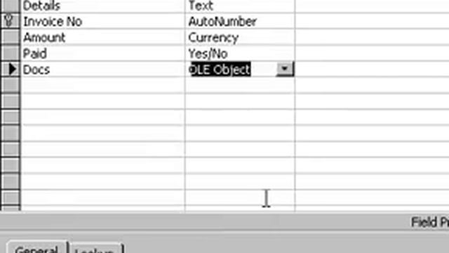 Microsoft Office Access 2000 O L E Object Data Type смотреть онлайн