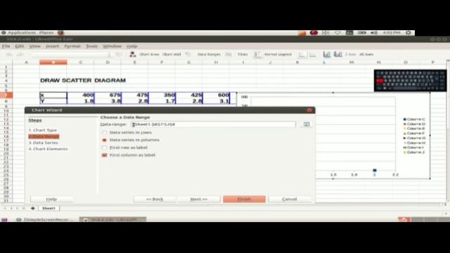 PLUS TWO - STATISTICS - PRACTICAL - How to draw scatter diagram in libre office calc - Ubuntu смотреть онлайн