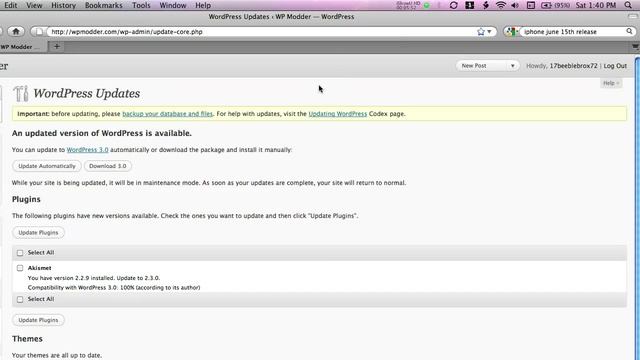How to Move a WordPress Website to a New Domain Name (and install WP 3.0) смотреть онлайн