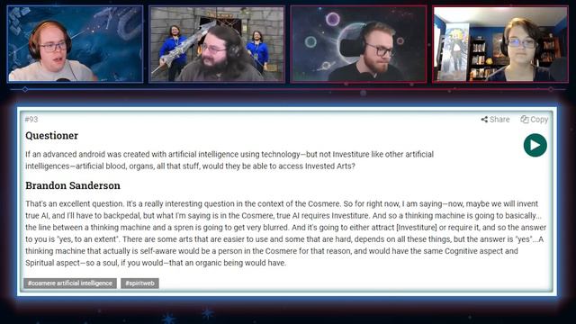 Honorblades Are Self-Aware!? More Dragonsteel 2022 Words of Brandon | Shardcast смотреть онлайн