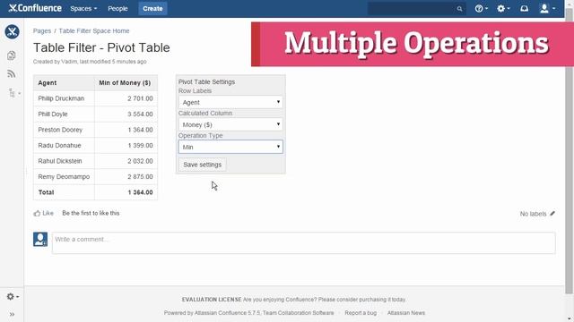Table Filter: Powerful Table Data Filtration In Confluence