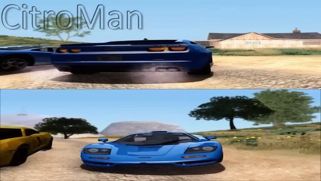 GTA San Andreas Mods - 2012 Chevrolet Camaro ZL1 & 1994 McLaren F1 смотреть онлайн