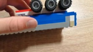 моя первая фура из лего+ прицеп