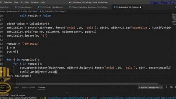 How to Create a Calculator using Python in Visual Studio Code