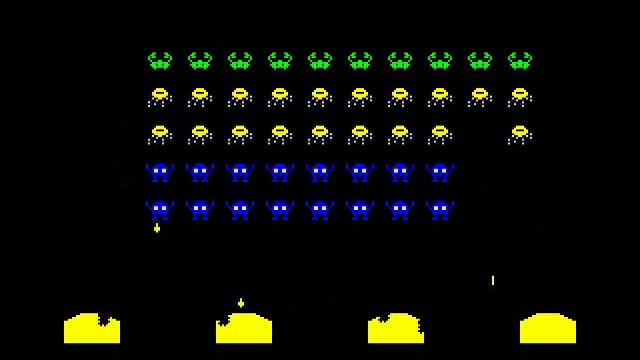 BBC Micro game Super Invaders loaded from tape смотреть онлайн