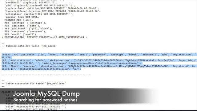 Cracking Joomla Password Hashes смотреть онлайн