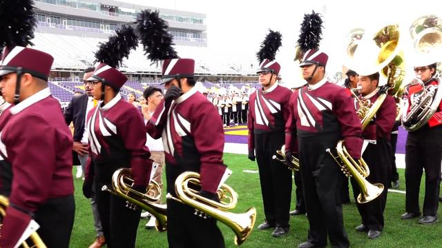 PVAMU - Alcorn - High School Band Day Bands Marching out (2016) смотреть онлайн
