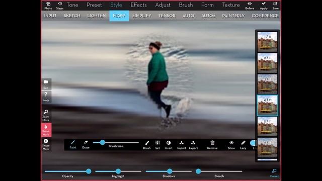 Create iPad art from an iPhone photo with iColorama app. смотреть онлайн