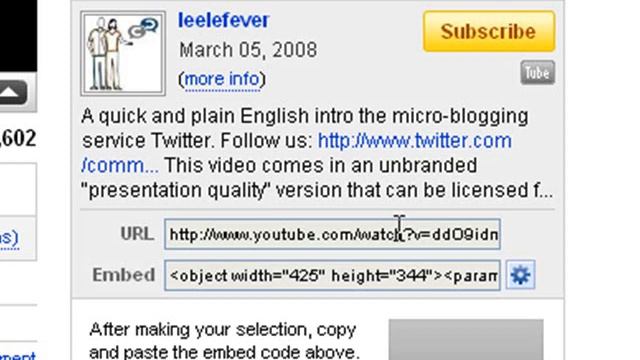 Embedded Video Wordpress MU смотреть онлайн