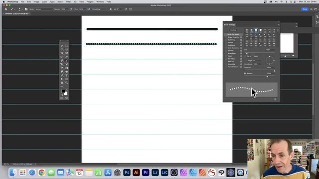 How To Create Straight Dotted Lines In Photoshop Tutorial смотреть онлайн