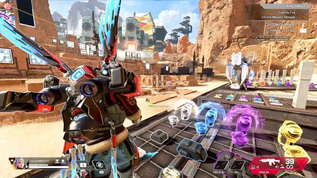 APEX LEGENDS VALKYRIE New SKY SENTINEL Skin In Third Person View !!! смотреть онлайн