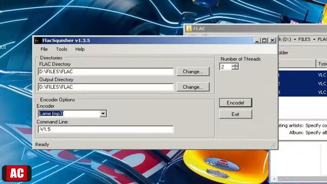 Convert Flac to MP3 (batch processing) on Windows-FlacSquisher смотреть онлайн