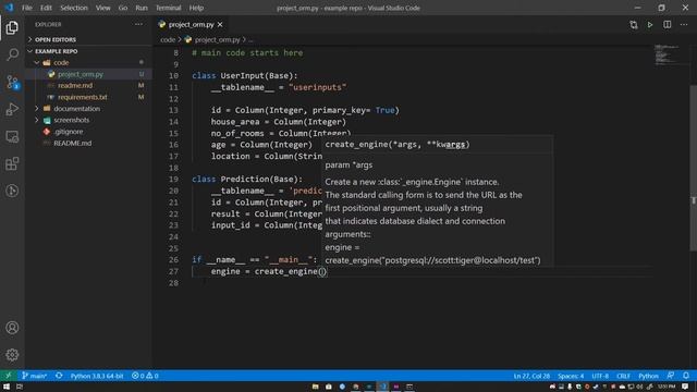 SQLalchemy + Python Tutorial (using Streamlit) смотреть онлайн