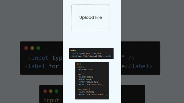 File Upload in HTML & CSS смотреть онлайн
