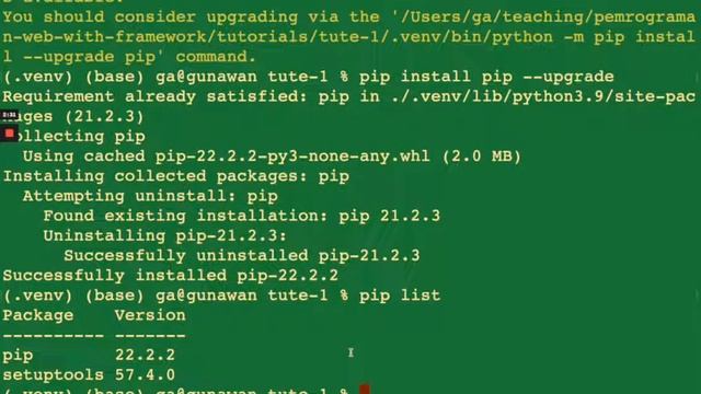 Membuat python virtualenv, menginstall Django dan menjalankan Django server смотреть онлайн