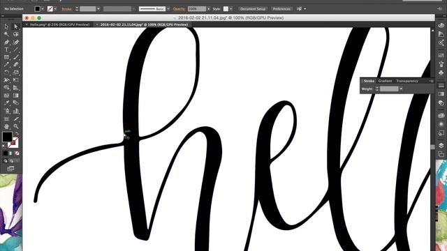 Tutorial: How to Digitize Hand Lettering & Calligraphy Using Illustrator | BySamantha смотреть онлайн