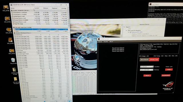 I7 9700K @ 1.12v 5ghz All-core - Stress Test