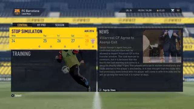 FIFA 17 career FC Barcelona as Messi (La Liga) - PS4 Broadcast смотреть онлайн