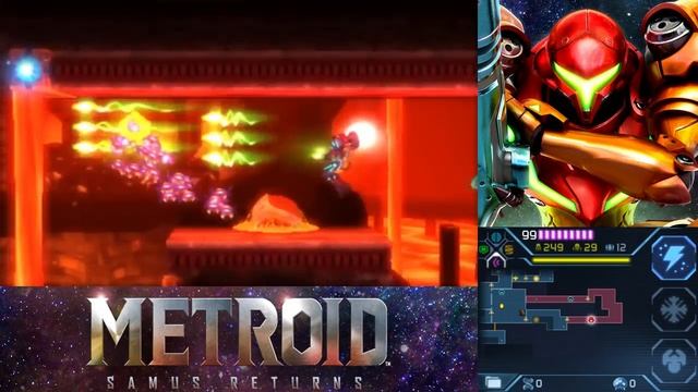 Metroid Samus Returns - 100% Walkthrough Part 10 | Collecting All Missing Items (3DS Gameplay) смотреть онлайн