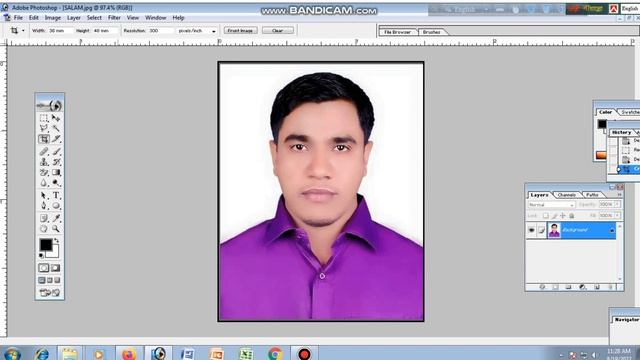 Adobe Photoshop 7.0 A4 Size Page 5 Photo Edit // ফটোসপে A4 সাইজ পেপারে 5টি ছবি সাজানো আর অপচয় নয় смотреть онлайн