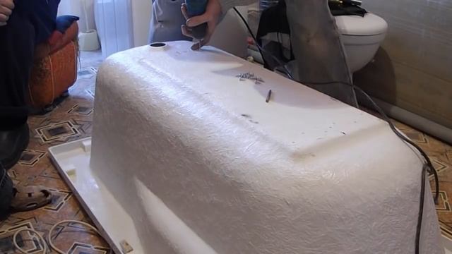 Монтаж акриловой ванны. Пошаговая инструкция. смотреть онлайн