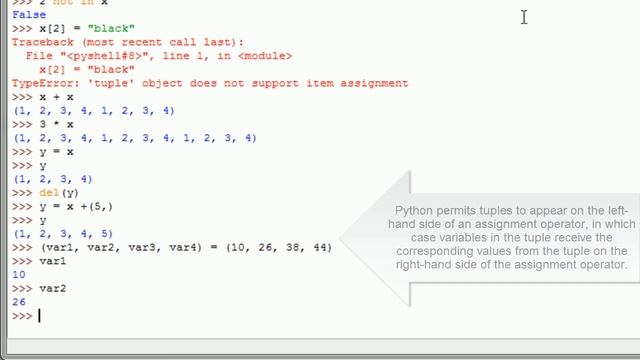 Python Tutorial 2021 - Lesson 9: Tuples смотреть онлайн
