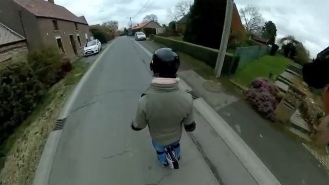 Inmotion V10/V5F ride test in Silly countryside смотреть онлайн