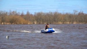 НОВИНКА 2018 - лодка ПВХ НДНД СТЕЛС 315 АЭРО с мотором 9,8 л.с.
