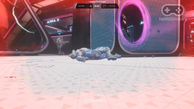 Геймплей онлайн игры Splitgate: Arena Warfare, 2019 (MMOFPS, скачать, Full HD, Ultra Graphics) смотреть онлайн