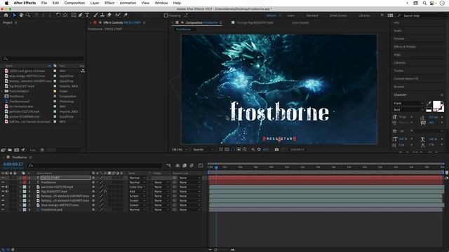 After Effects Game UI Animation Tutorial смотреть онлайн