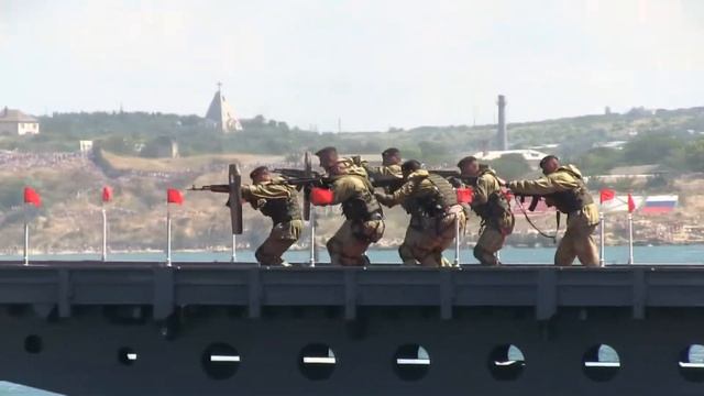Морская пехота бой - День флота 2017 Севастополь смотреть онлайн
