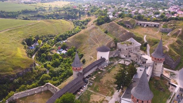 Kamianets-Podilskyi castle Ukraine Кам'янець Подільський замок Mavic Mini смотреть онлайн
