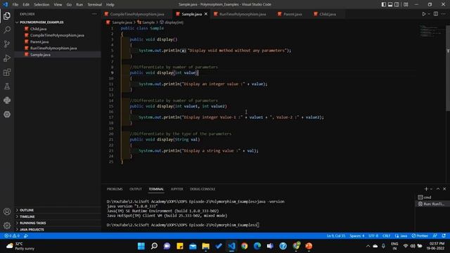 Difference between Compile-Time and Run-Time polymorphism in Tamil | Object oriented programming смотреть онлайн