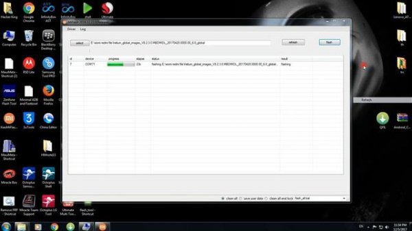 mi flash tool error ping target failed