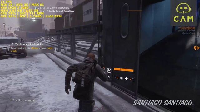 Tom Clancy's The Division BETA - GTX 750 ti - i3 (Simulated) - 8GB RAM - 1080p - 900p - 720p смотреть онлайн