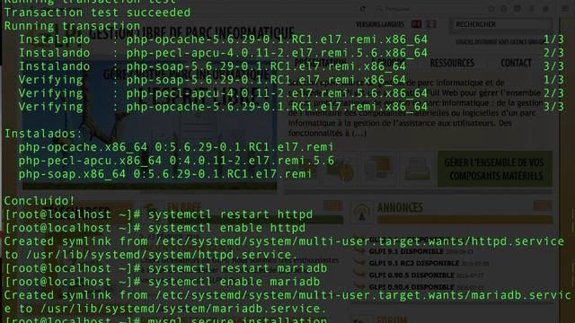 GLPI, Instalação e Configuração no CentOS смотреть онлайн