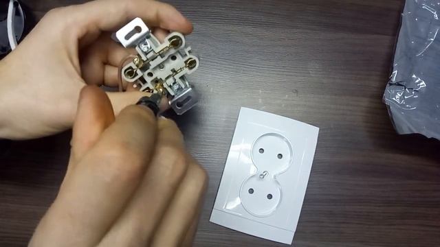 как подключить двойную розетку Marso