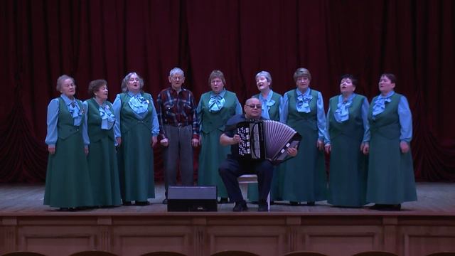 "Народный самодеятельный коллектив" хор ветеранов труда "Элегантный возраст" "Костры горят далекие" смотреть онлайн